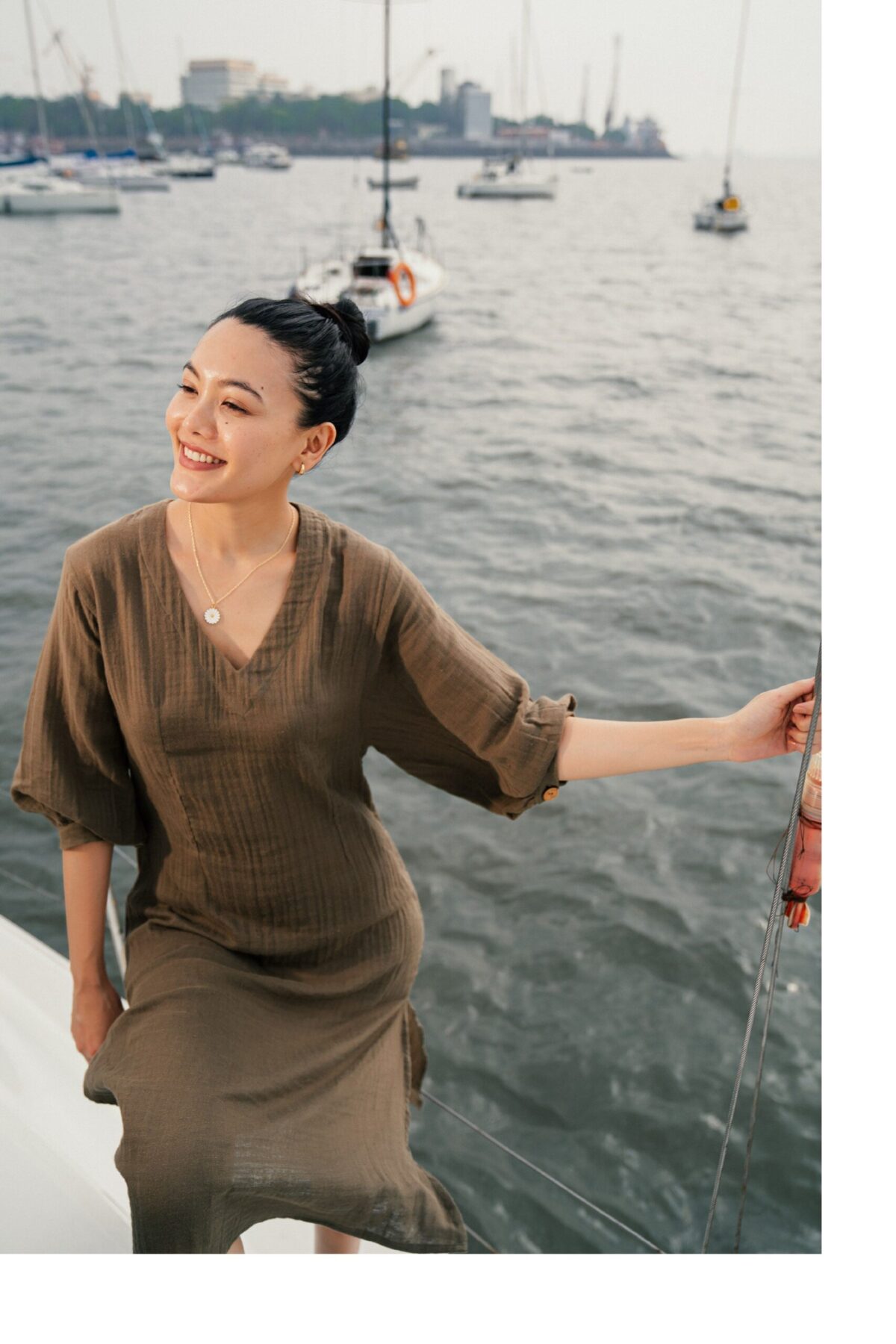 ORGANIC COTTON WOVEN DRESS - Image 2