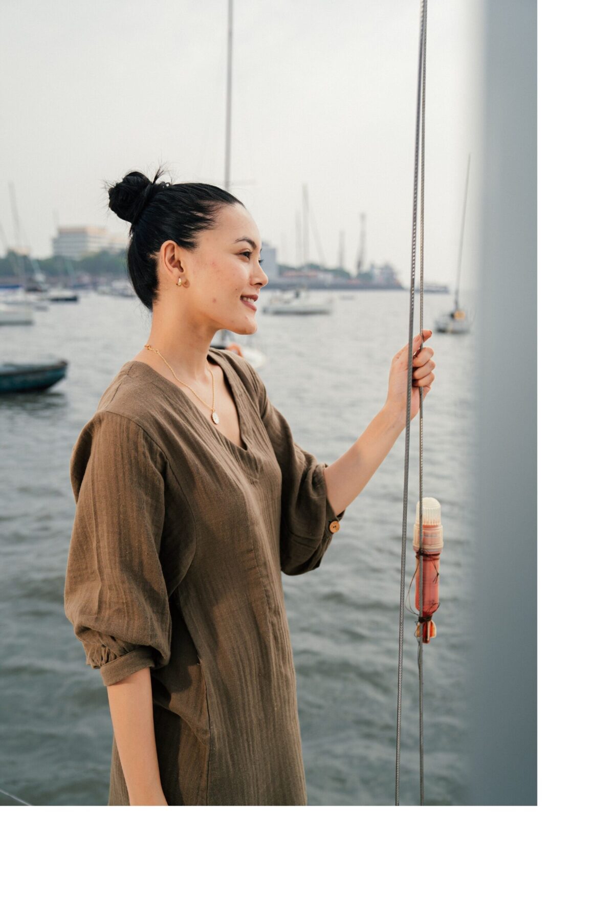 ORGANIC COTTON WOVEN DRESS - Image 4