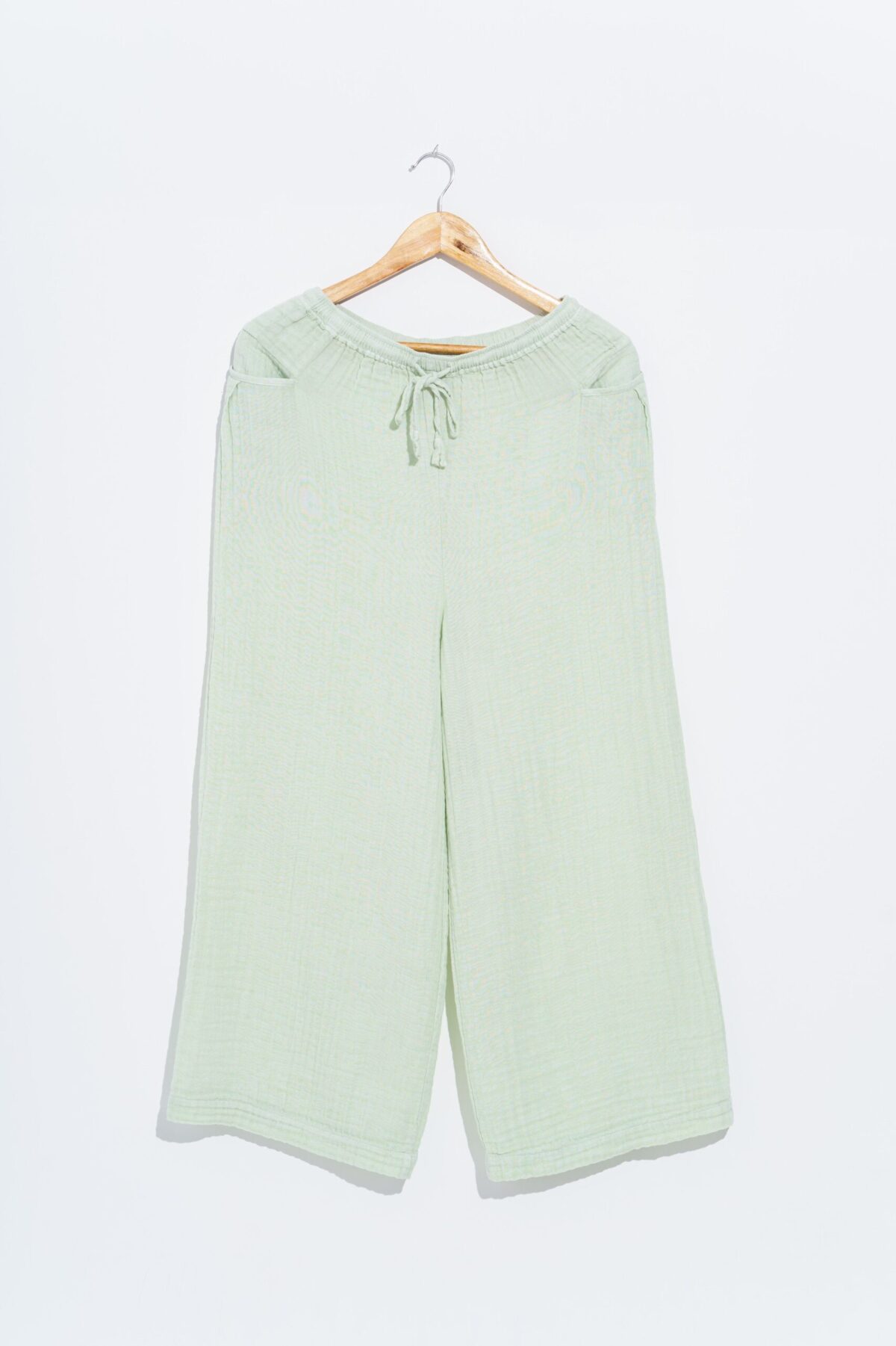 Woven Muslin, Organic, Capri Pant - Image 5