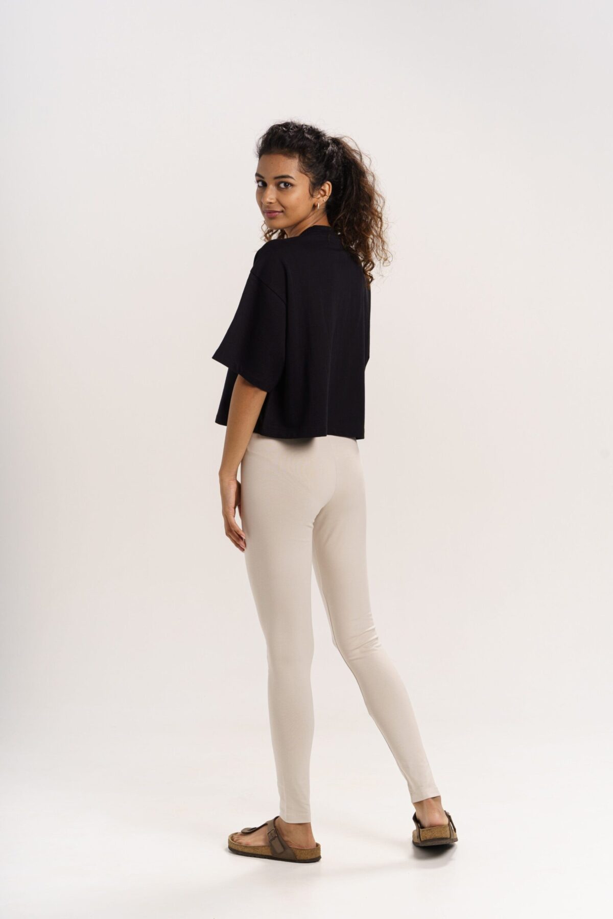 ORGANIC COTTON YOGA TIGHTS - Image 1
