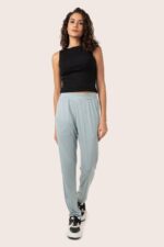 SUPIMA RIB TOP WITH BLACK COLOR
