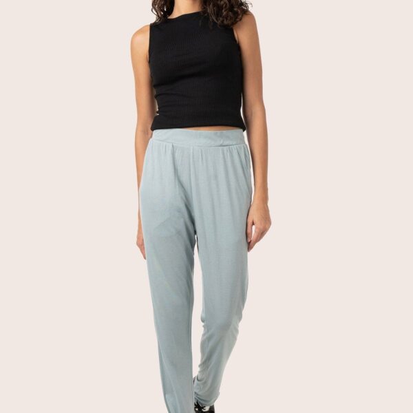 SUPIMA RIB TOP WITH BLACK COLOR