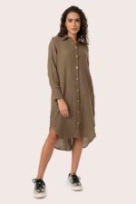 ORGANIC COTTON WOVEN DRESS