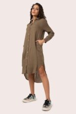 ORGANIC COTTON WOVEN DRESS - Image 4
