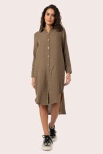 ORGANIC COTTON WOVEN DRESS - Image 5