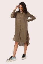 ORGANIC COTTON WOVEN DRESS - Image 2