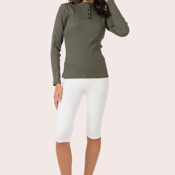 SUPIMA RIB LONGSLEEVE TOP
