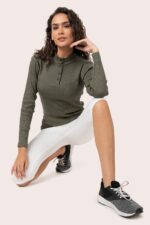 SUPIMA RIB LONGSLEEVE TOP - Image 4
