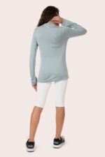 Modal Turtle Neck Tee with Abacuss Color - Image 2