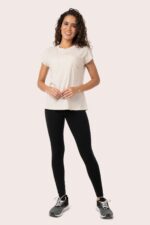 LINEN JERSEY TOP with Natural Color