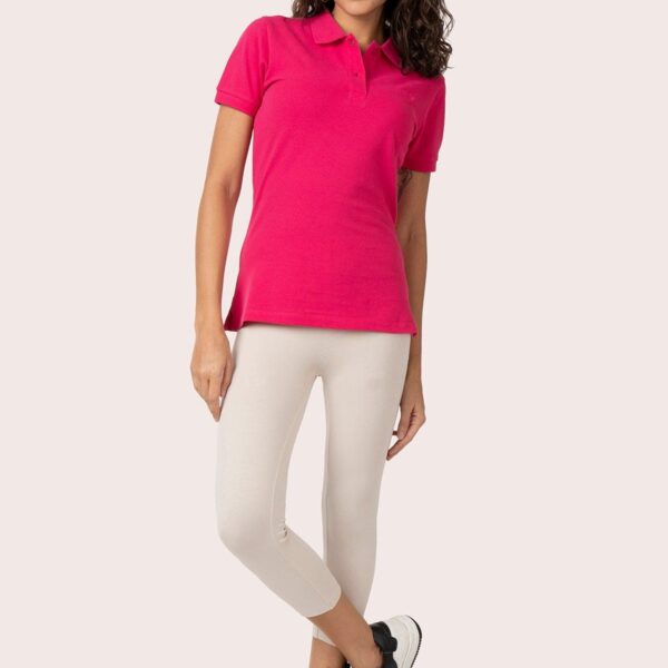 ORGANIC COTTON COLLAR SHIRT with BEETROOT PURPLE COLOR