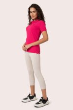 ORGANIC COTTON COLLAR SHIRT with BEETROOT PURPLE COLOR - Image 2