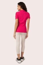 ORGANIC COTTON COLLAR SHIRT with BEETROOT PURPLE COLOR - Image 4