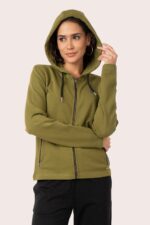 ORGANIC COTTON FULL ZIP HOODIE WITH POCKET - Image 9