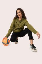 ORGANIC COTTON FULL ZIP HOODIE WITH POCKET - Image 11
