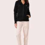 ORGANIC COTTON FULL ZIP HOODIE WITH POCKET
