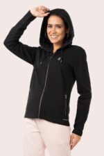 ORGANIC COTTON FULL ZIP HOODIE WITH POCKET - Image 3