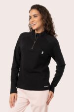 ORGANIC COTTON HALF ZIP PULL OVER - Image 3