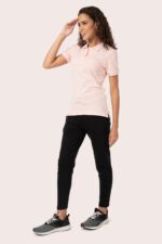 ORGANIC COTTON COLLAR SHIRT with SEASHELL PINK COLOR - Image 2