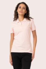 ORGANIC COTTON COLLAR SHIRT with SEASHELL PINK COLOR - Image 3
