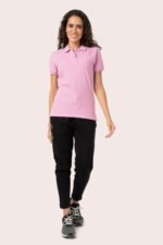 ORGANIC COTTON COLLAR SHIRT with SEASHELL PINK