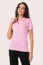 ORGANIC COTTON COLLAR SHIRT with SEASHELL PINK - Image 3