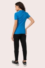 ORGANIC COTTON COLLAR SHIRT With FRENCH BLUE COLOR - Image 4