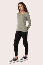 ORGANIC COTTON LONG SLEEVE T SHIRT - Image 2