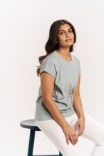 LINEN JERSEY TOP - Image 5