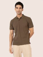 ORGANIC COTTON HEAVY PIQUE COLLAR SHIRT