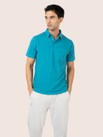 SUPIMA COTTON POLO WITH TAILORED COLLAR SHIRT AND POCKET - Image 12