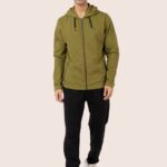 ORGANIC COTTON FULL ZIP HOODIE WITH POCKET