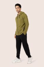 ORGANIC COTTON FULL ZIP HOODIE WITH POCKET - Image 2