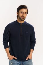 ORGANIC COTTON RAGLAN ZIPPER SWEATER - Image 5