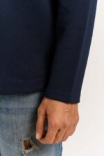 ORGANIC COTTON RAGLAN ZIPPER SWEATER - Image 4