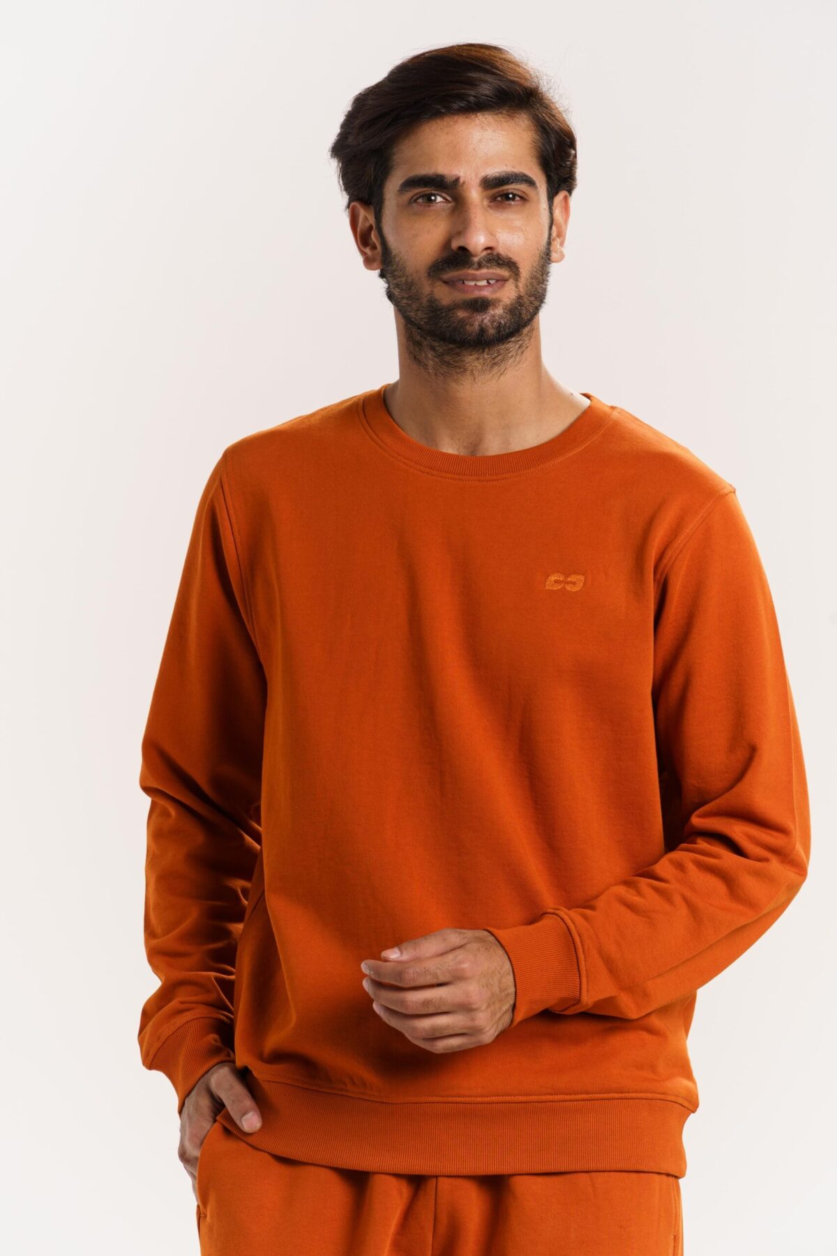 Organic Cotton Basic Sweat Shirt - Image 4