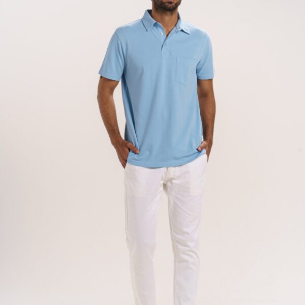 BCI COTTON POLO TAILORED COLLAR WITH POCKET
