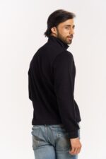 ORGANIC COTTON ZIPPERED HEAVY SWEATER - Image 4