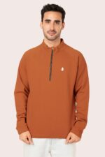 ORGANIC COTTON HALF ZIP PULL OVER - Image 7