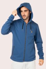 ORGANIC COTTON FULL ZIP HOODIE WITH POCKET - Image 7