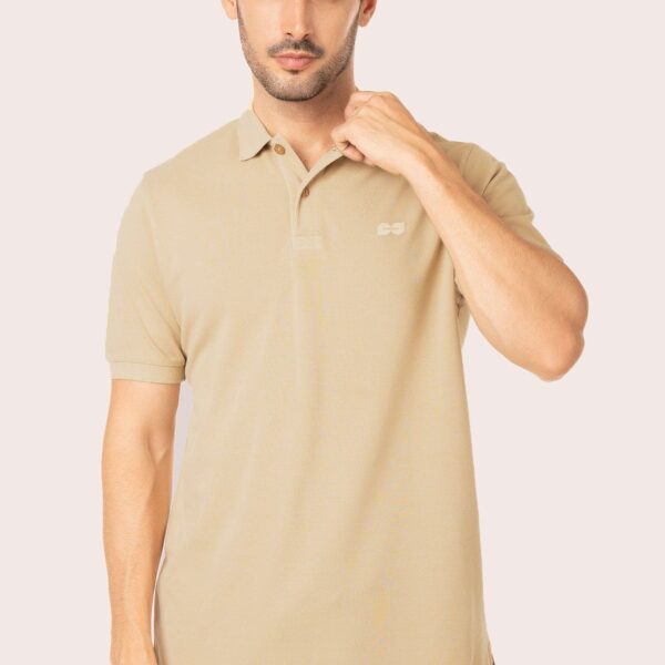 ORGANIC COTTON WASHED OUT POLO