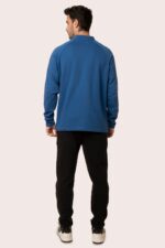 ORGANIC COTTON HALF ZIP PULL OVER - Image 3