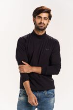 Supima Roll Neck Tee - Image 3