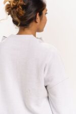 HIGH NECK SWEATER WITH GREY COLOR - Image 2