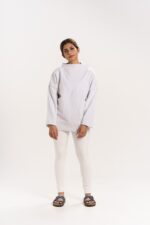 HIGH NECK SWEATER WITH GREY COLOR - Image 5